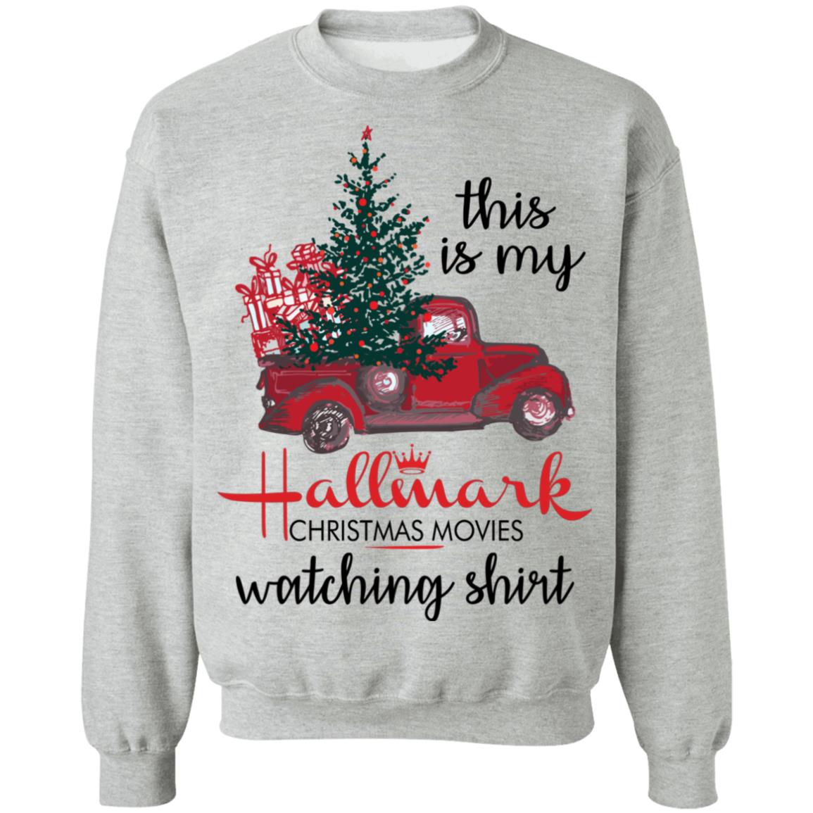 this is my hallmark christmas watching shirt