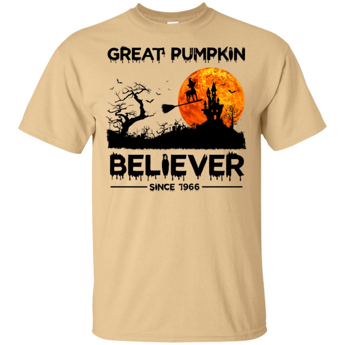 Great Pumpkin Believer Since 1966 Funny Dog Halloween Shirt