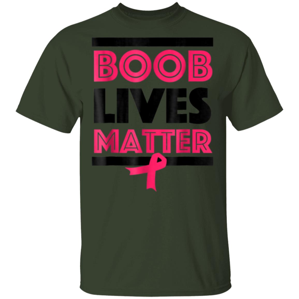 Boob Lives Matter Breast Cancer Awareness Funny Shirt Amazetees 