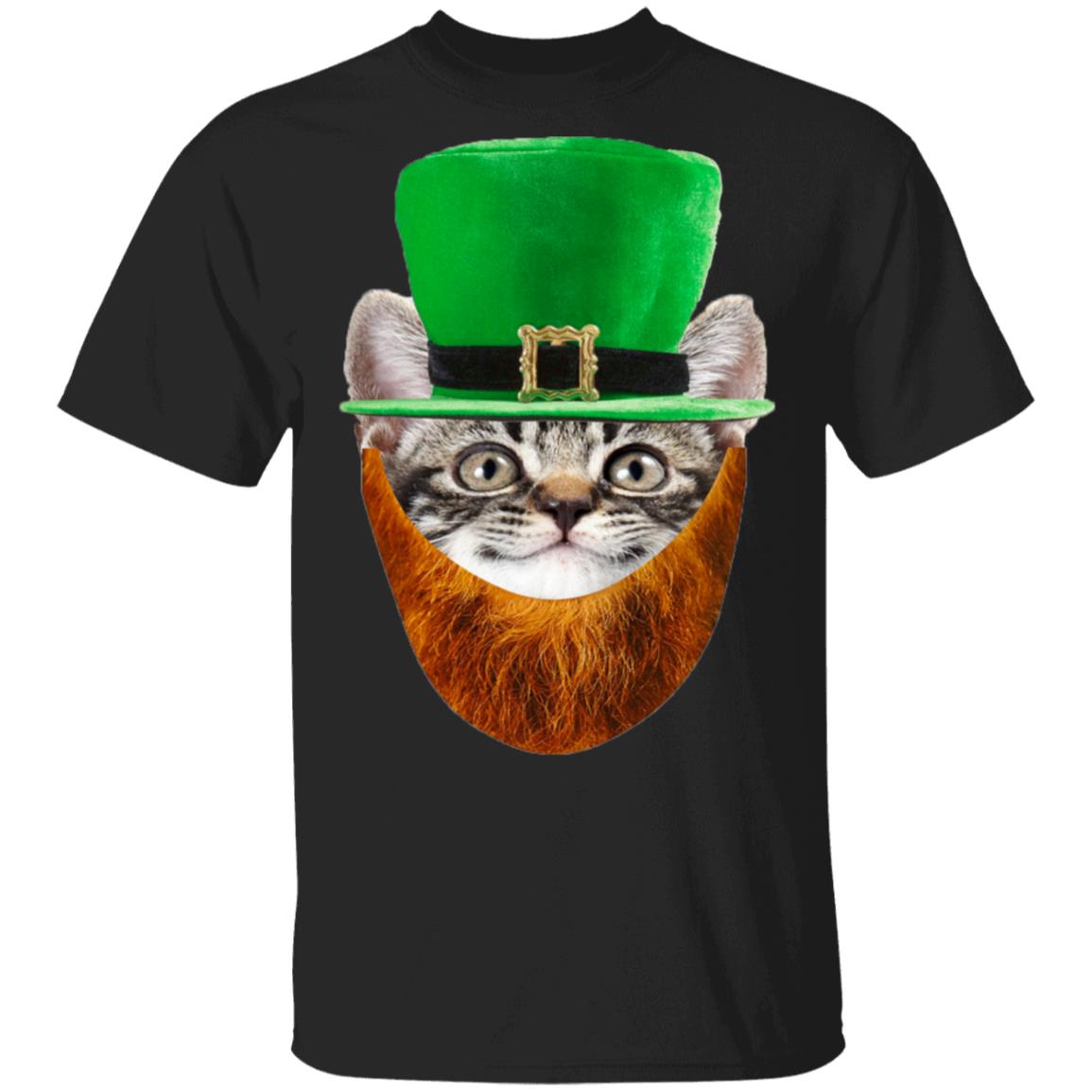 Happy St Catrick's Day St Patrick's Cat Youth Long Sleeve T-Shirt Funny Irish 