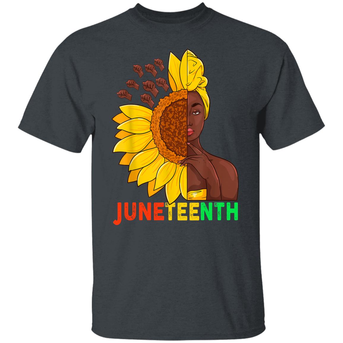 Juneteenth Women Sunflower T-Shirt