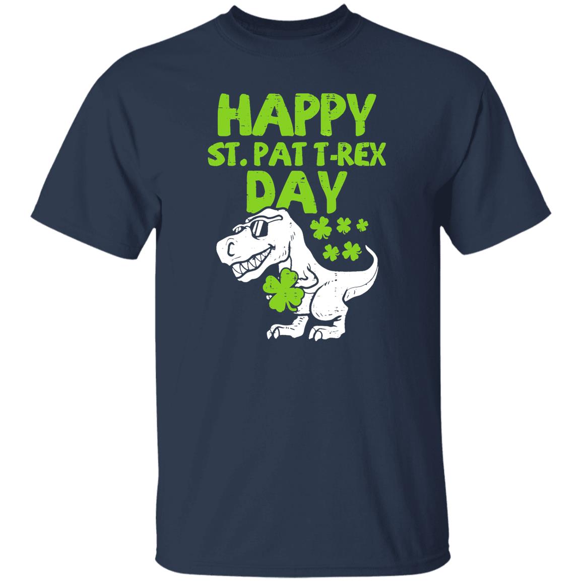 Happy St Pat Trex Day Dino St Patricks Day Shirts